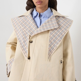Jerry Reversible Cropped Trench Jacket