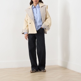 Jerry Reversible Cropped Trench Jacket
