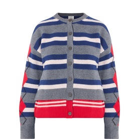 Didi Layered Striped Cardigan