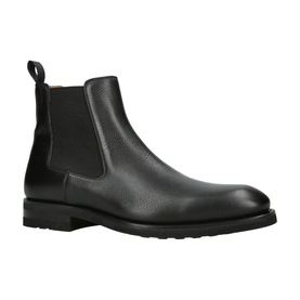 Embossed Leather Chelsea Boots
