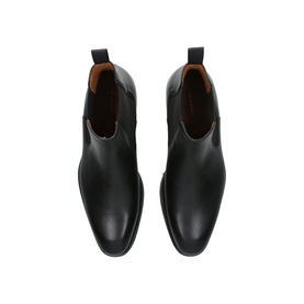 Embossed Leather Chelsea Boots