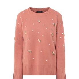 Diamante-Embroidered Sweater