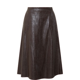Faux Leather Skirt