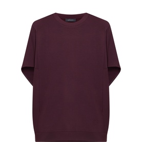 Batwing-Sleeve Scuba Top