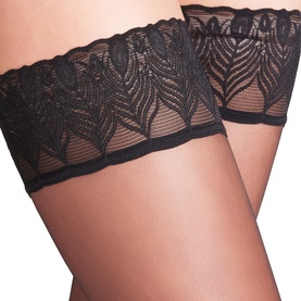 Lunelle Lace Holdup Stockings 8 Denier