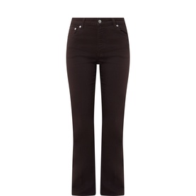 Mid-Rise Flared Jeans