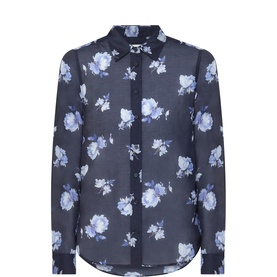 Floral Silk Shirt