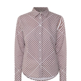Voile Striped Shirt