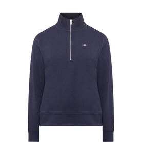 Shield Logo Half-Zip Sweatshirt
