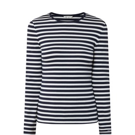 Striped Long-Sleeved Top