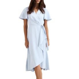 Julissa Asymmetric Wrap Dress