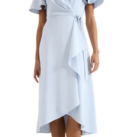Julissa Asymmetric Wrap Dress