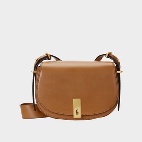 Polo ID Leather Mini Saddle Bag