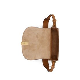 Polo ID Leather Mini Saddle Bag