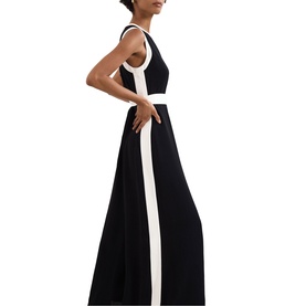 Elowen Contrast Trim Belted Jumpsuit