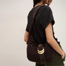 Youyou Suede Hobo Bag
