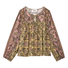 Pamila Loose Printed Blouse