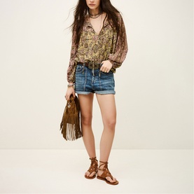 Pamila Loose Printed Blouse