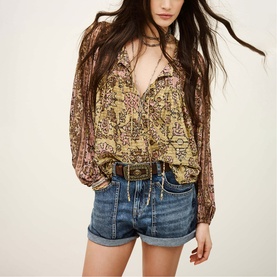 Pamila Loose Printed Blouse