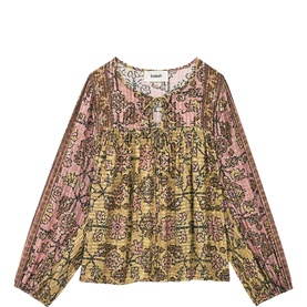 Pamila Loose Printed Blouse