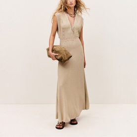Pasqualina Pointelle Knitted Dress