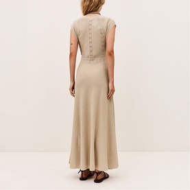 Pasqualina Pointelle Knitted Dress