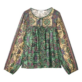 Pamila Loose Printed Blouse
