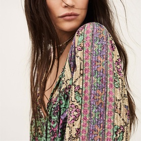 Pamila Loose Printed Blouse