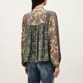 Pamila Loose Printed Blouse