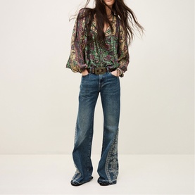 Pamila Loose Printed Blouse