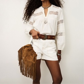 Bevy Stitch Detail Cargo Shorts