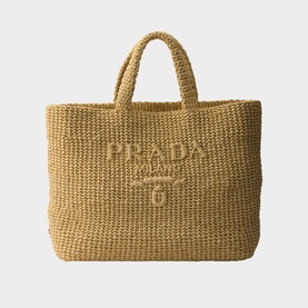 Crochet Logo Tote Bag