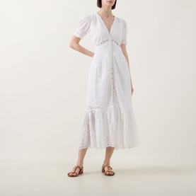 Tarragon Embroidered Dress