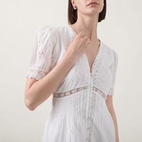 Tarragon Embroidered Dress