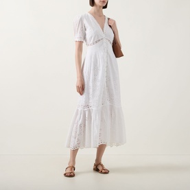 Tarragon Embroidered Dress