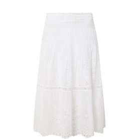 Mallow Eyelet Embroidered Skirt