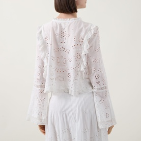 Hawthorn Eyelet Embroidered Blouse