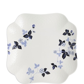 Wild Strawberry Inky Blue Platter 27cm