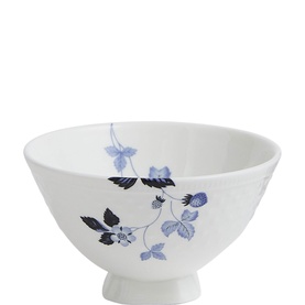 Wild Strawberry Inky Blue Rice Bowl 12cm