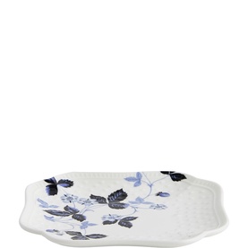 Wild Strawberry Inky Blue Small Dish 14cm