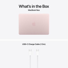 13 Inch MacBook Neo 8GB, 512GB SSD, Touch ID Laptop Blush