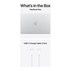 13 Inch MacBook Neo 8GB, 512GB SSD, Touch ID Laptop Silver