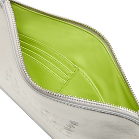 Logo Zipped Clutch
