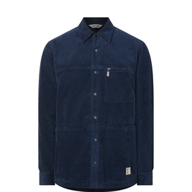 Corduroy Logo Badge Overshirt