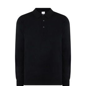 Solid Knitted Polo Shirt