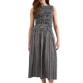 Chiara Striped Flared Dress