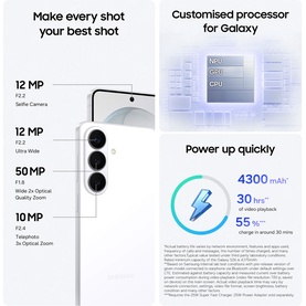 Galaxy S26 256GB 5G Smartphone White