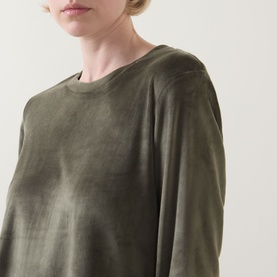 Thea Velour Long Pyjama Set