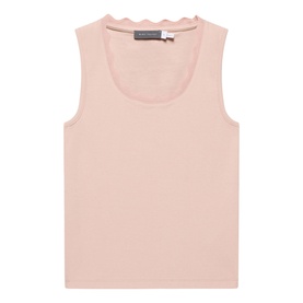 Scallop Trim Vest