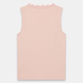 Scallop Trim Vest